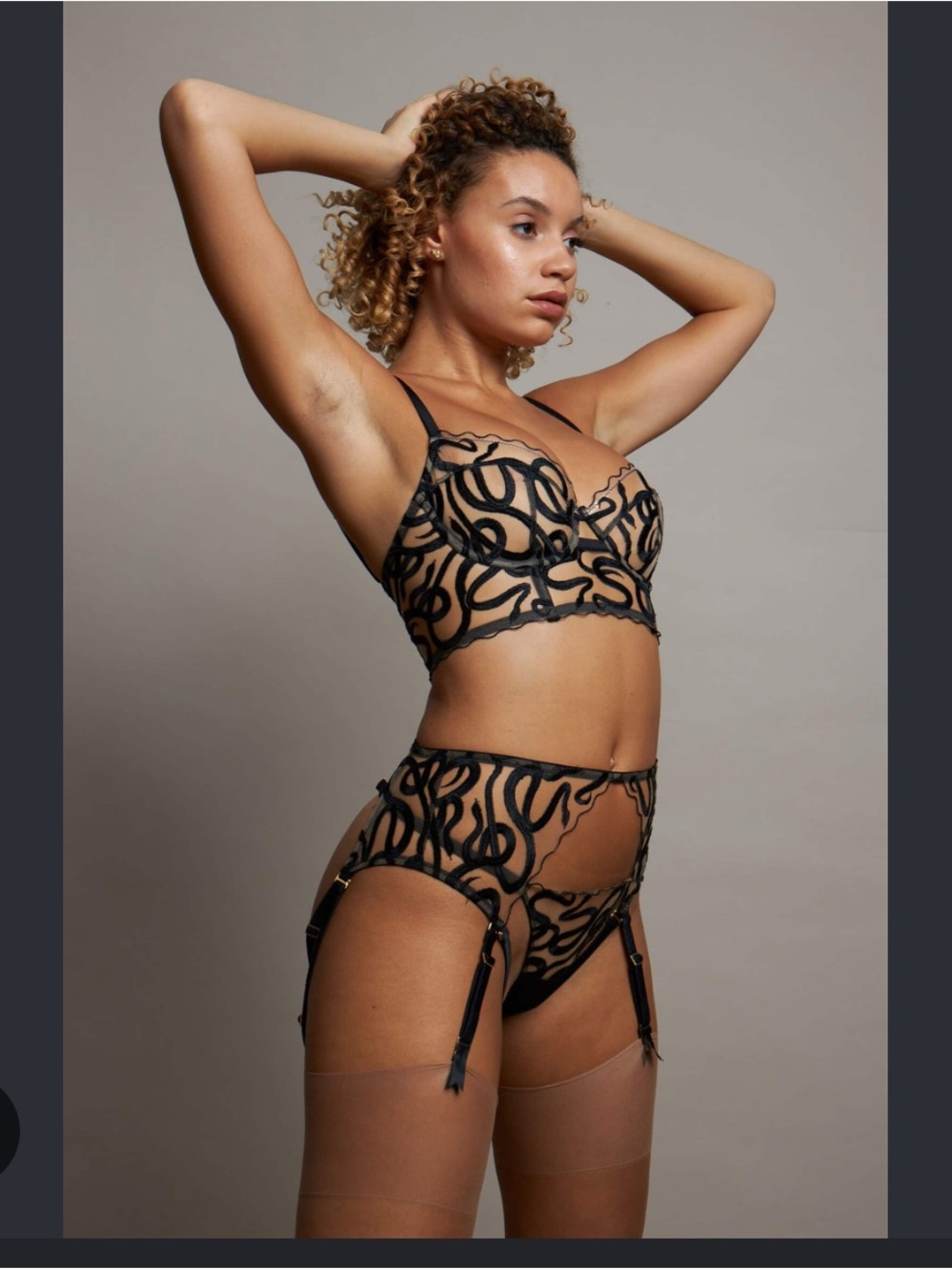 🐍NAGA SNAKE PRINT 34C set✨STUDIO PIA ✨Ethical Bespoke Luxury 3PC set✨NeverWorn
